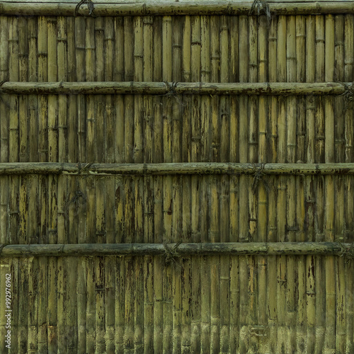 Bamboo Fence (seamlessly tileable)