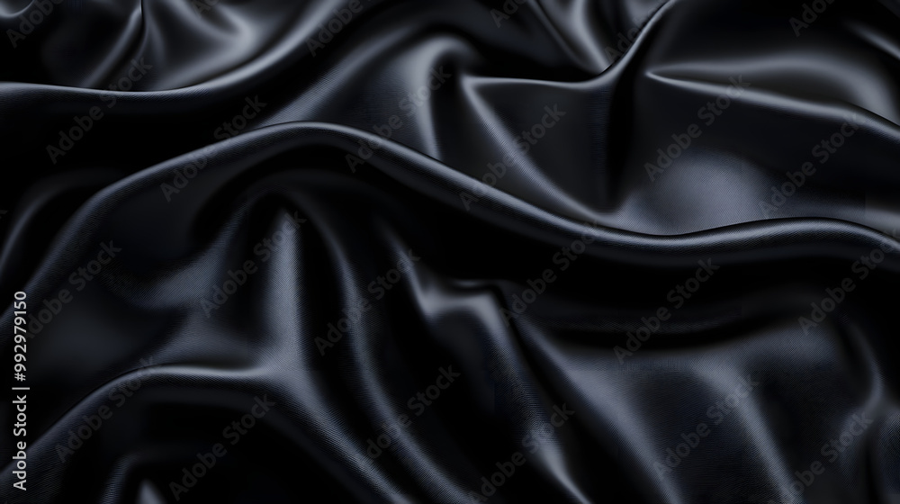 Fototapeta premium A Deep Homogeneous Black Background with a Soft Matte Finish for Modern and Sleek Presentations