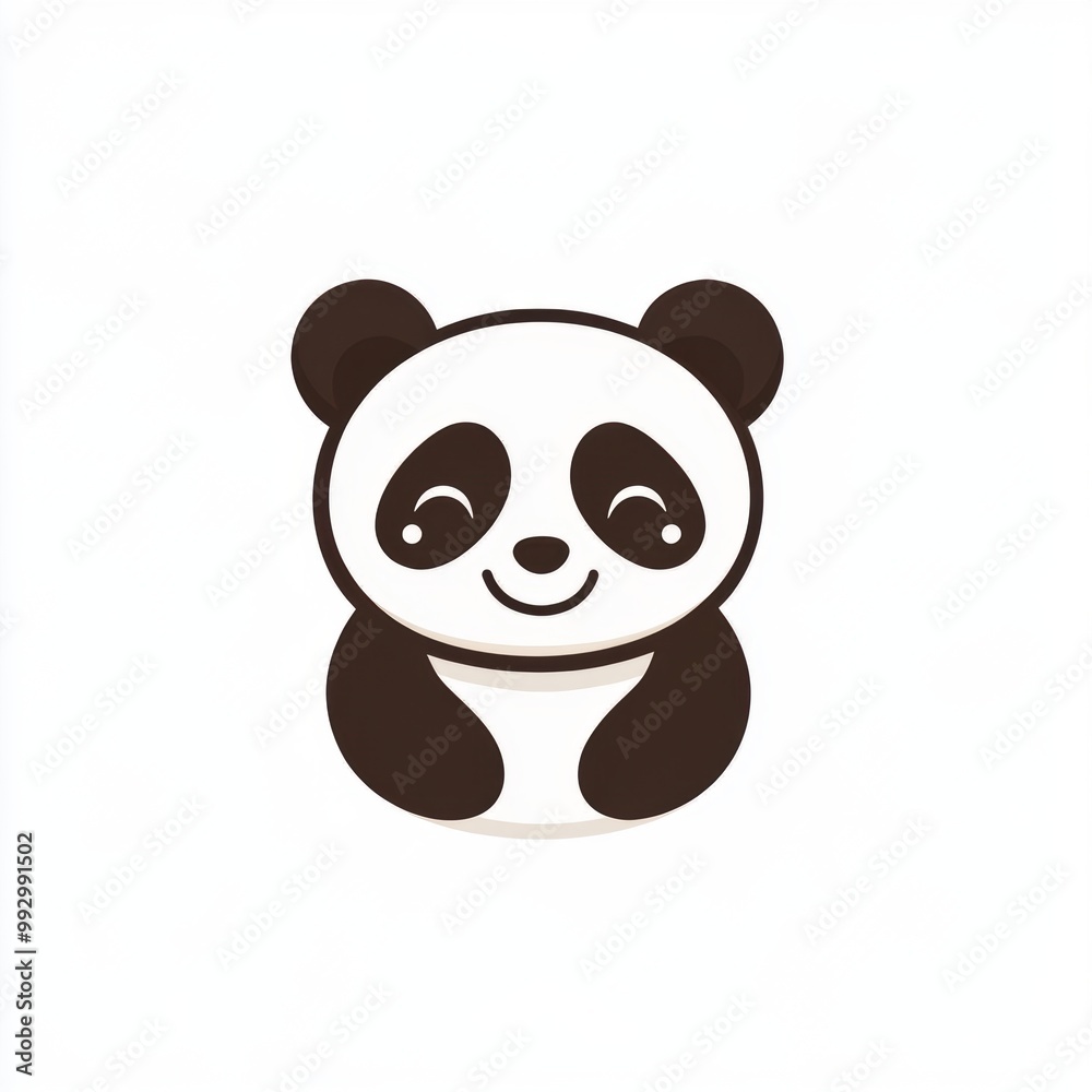 Cute Panda Illustration. Cute Panda Illustration.