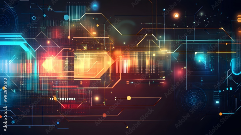 abstract technology communication concept vector background. abstract technology communication concept vector background.