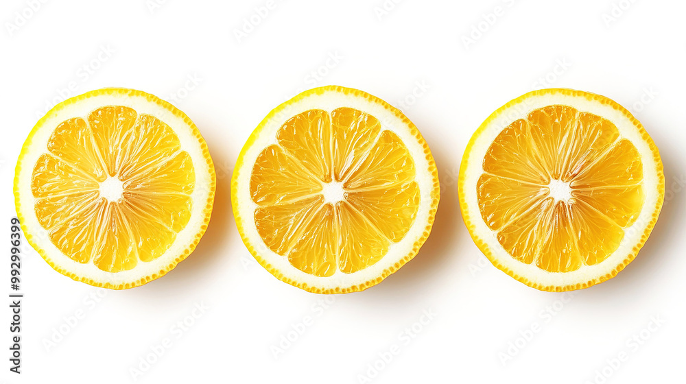 lemon slices isolated on white lemon slices isolated on white