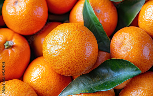 oranges in a market