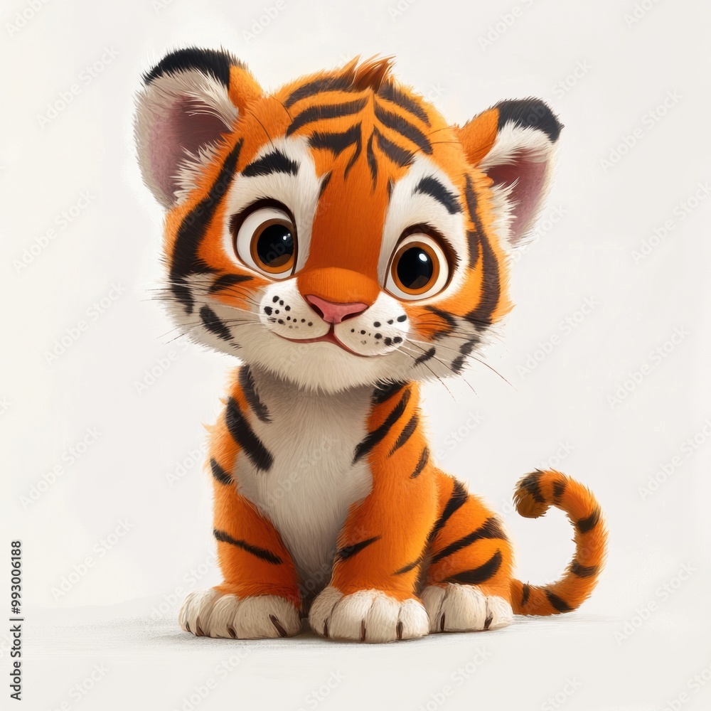 Cute Tiger Cub. Cute Tiger Cub.