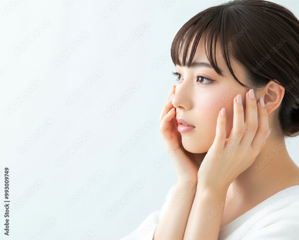 若い女性のビューティーイメージ 若い女性のビューティーイメージ