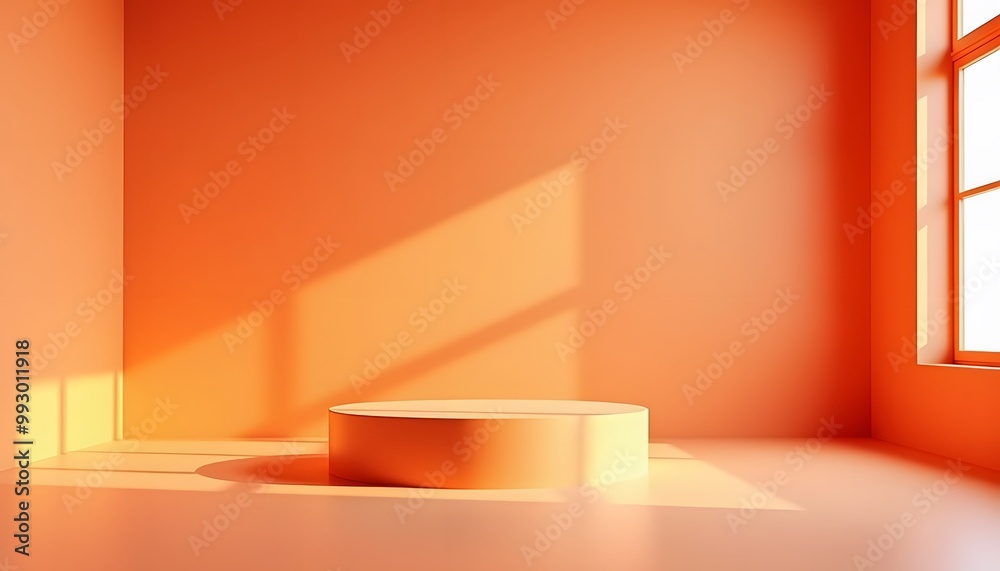 3d podium and scene with fireplace 3d podium and scene with fireplace