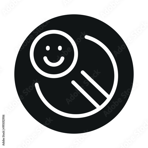 Antidepressants line black icon. Vector isolated button.