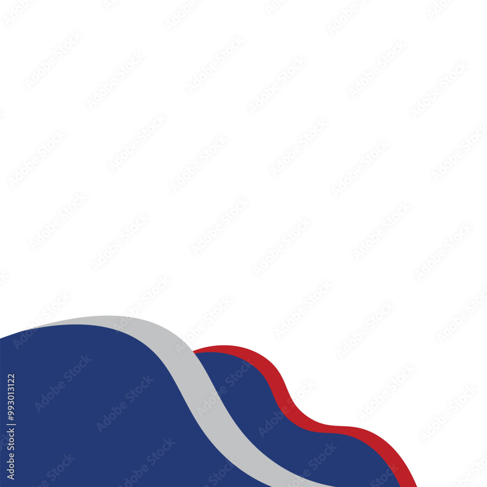 Obraz premium Modern Wave Corner