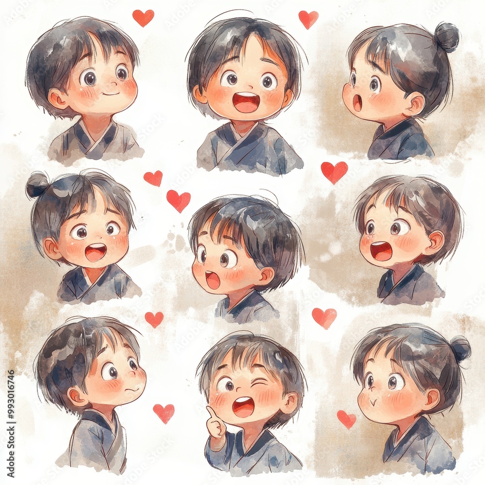 Cute Kid Expressions.