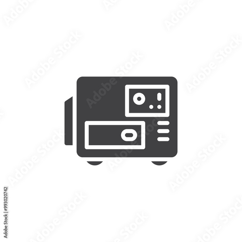 Power generator icon vector icon