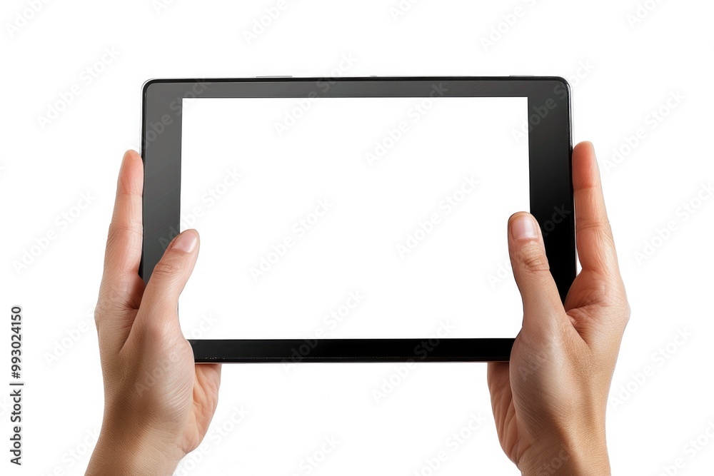 Tablet Hand. Holding a Digital Touch Screen Tablet for Communication Tablet Hand. Holding a Digital Touch Screen Tablet for Communication