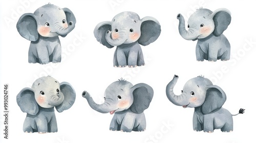 Cute Baby Elephants.