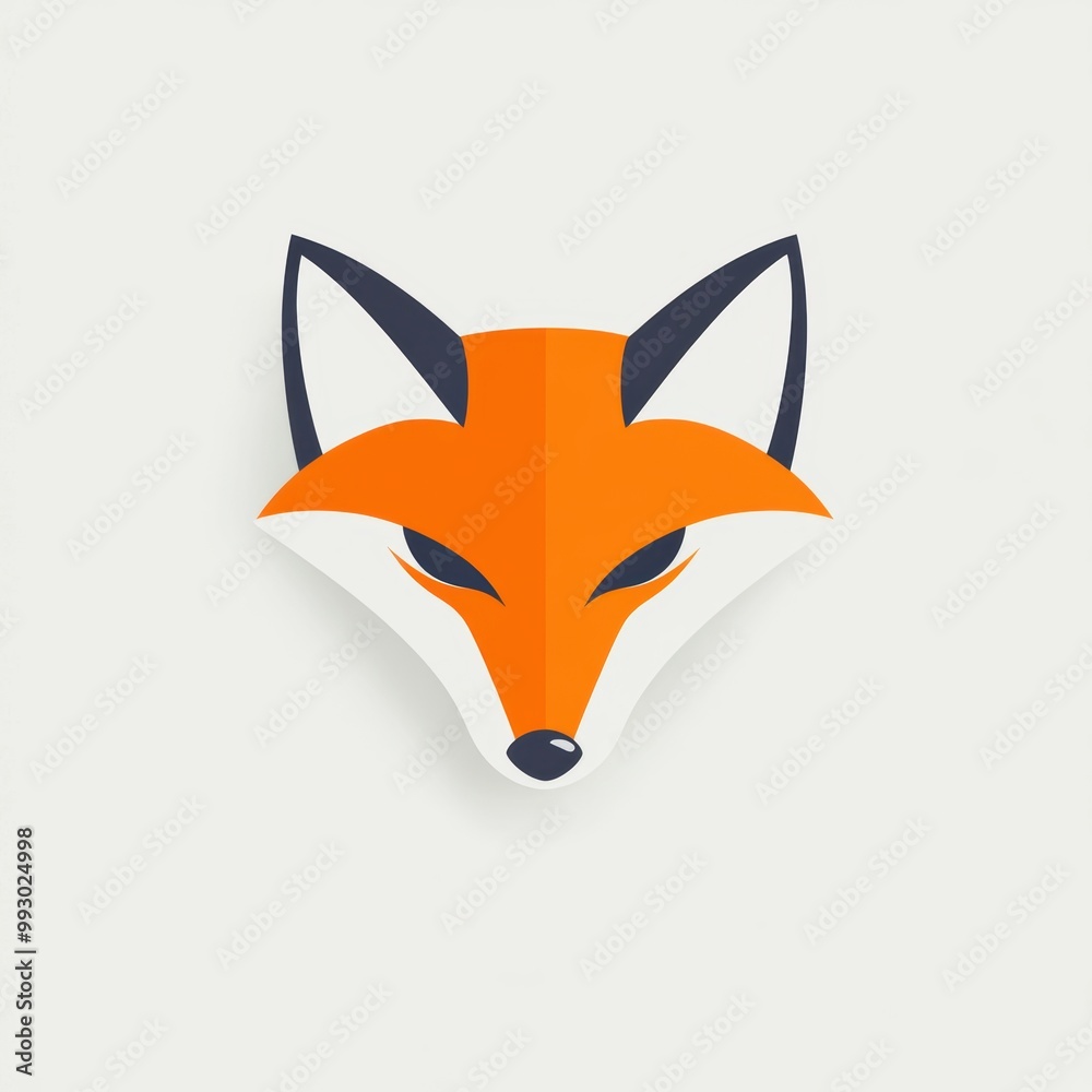 Fox Face Icon.