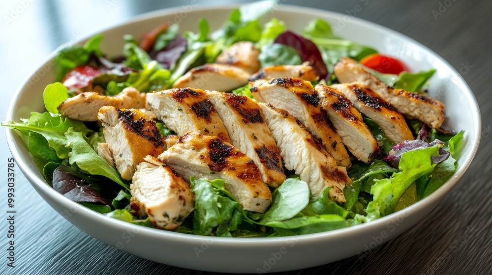 Grilled Chicken Salad in a White Bowl, Healthy Meal, Food Photography , chicken salad, food photography Grilled Chicken Salad in a White Bowl, Healthy Meal, Food Photography , chicken salad, food photography