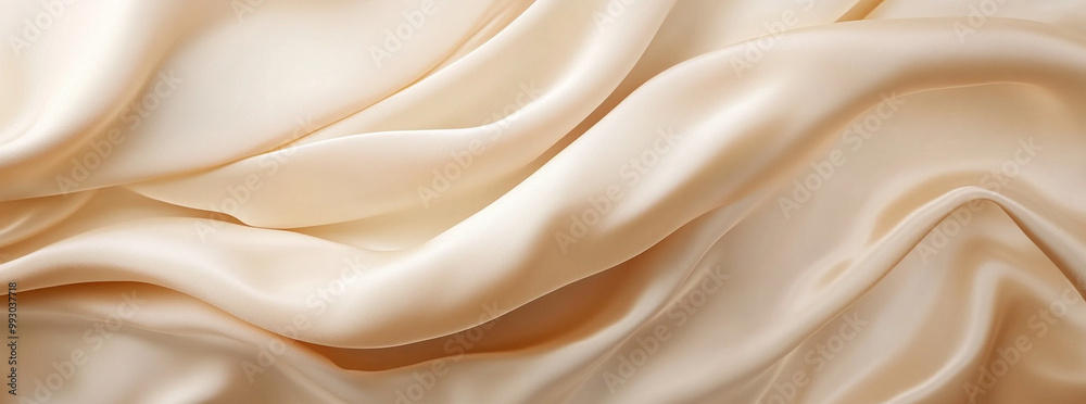 flowing beige silk fabric creates an elegant and luxurious background, perfect for various design projects. smooth texture adds touch of sophistication and warmth flowing beige silk fabric creates an elegant and luxurious background, perfect for various design projects. smooth texture adds touch of sophistication and warmth