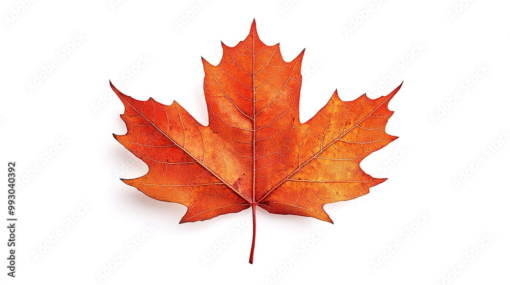Obraz premium Illustrations of the beautiful maple leaves falling from the trees,generated with AI.