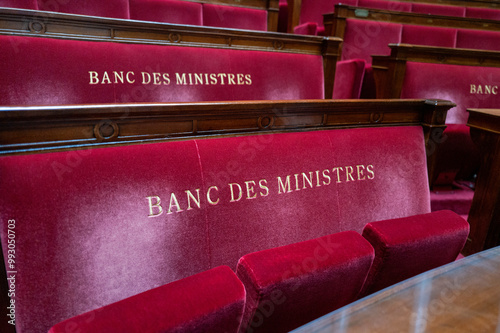 Banc des ministres à l'assemblée nationale française