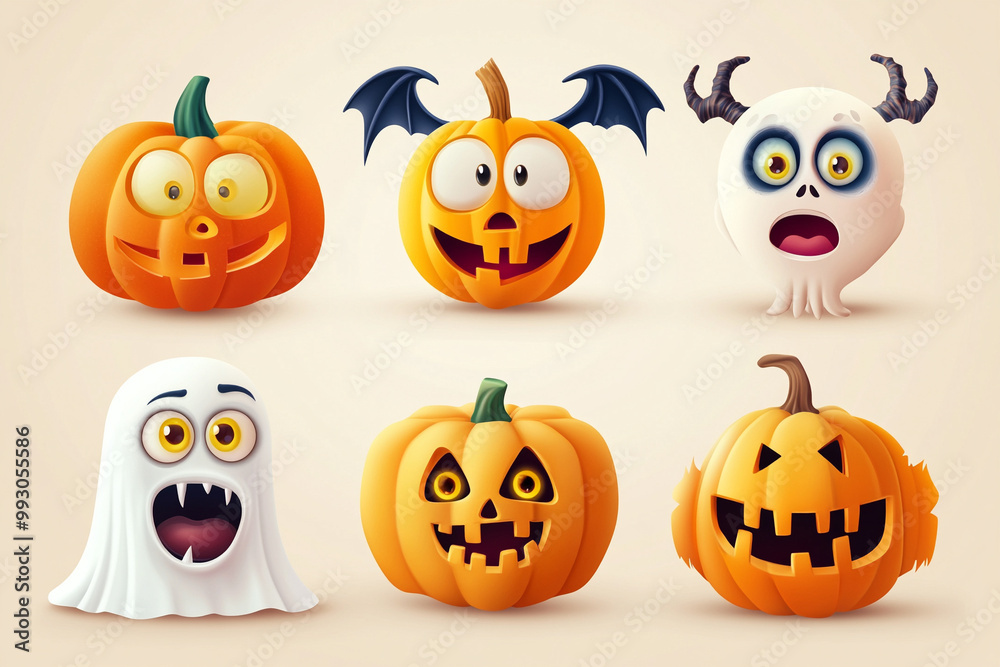 Halloween characters. Halloween characters.