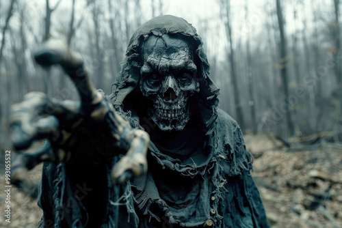 An ominous portrayal of Koschei the Deathless from Russian folklore