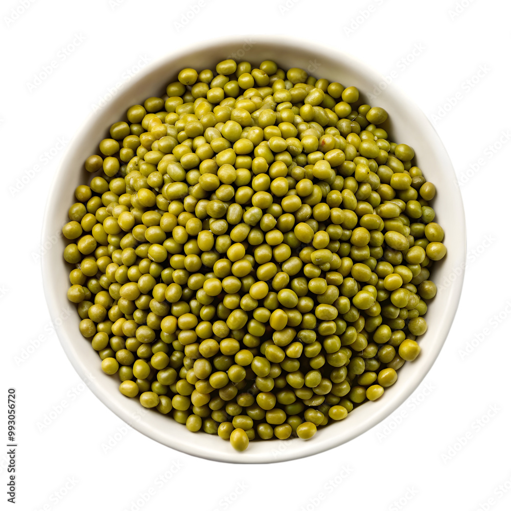 Mung bean isolated on transparent background Mung bean isolated on transparent background
