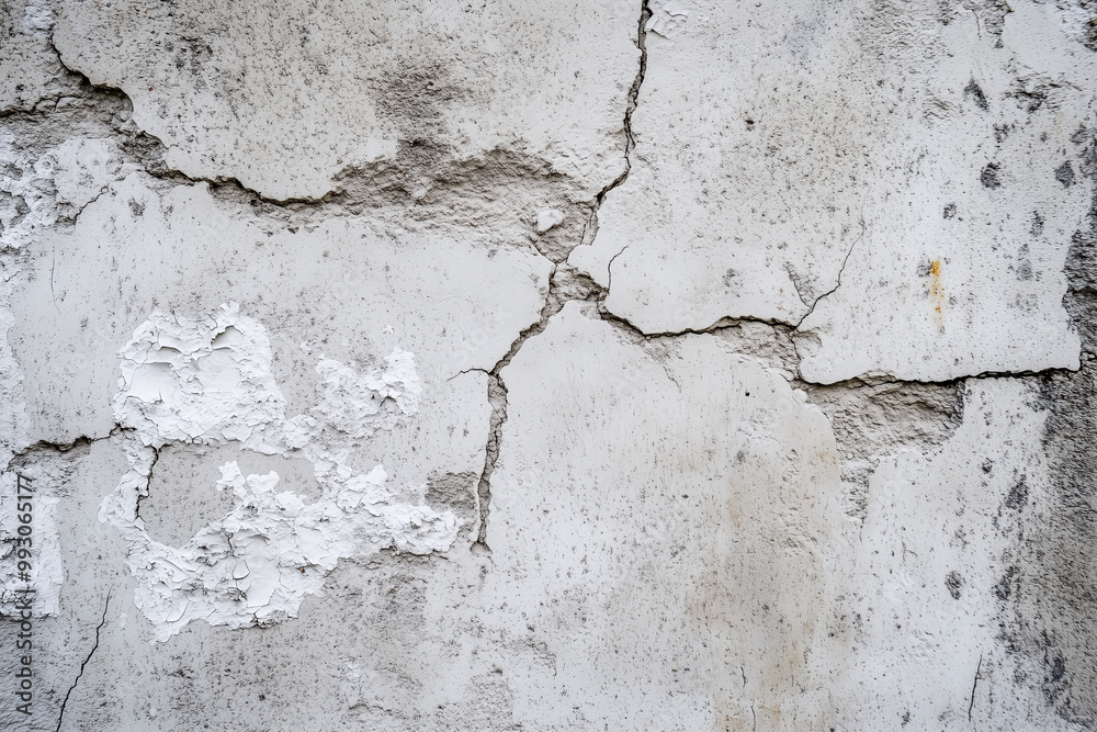 Obraz premium Cement Wall Texture with Subtle Cracks and Imperfections