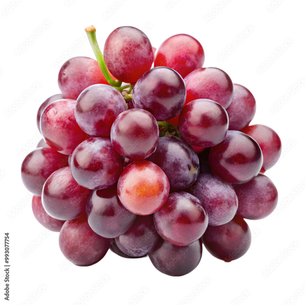 Red grape isolated on transparent background Red grape isolated on transparent background