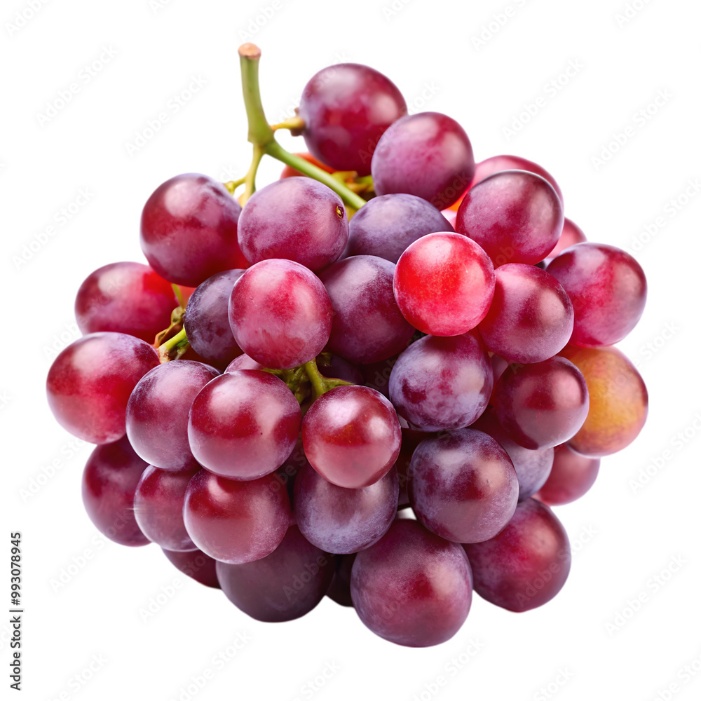 Red grape isolated on transparent background Red grape isolated on transparent background