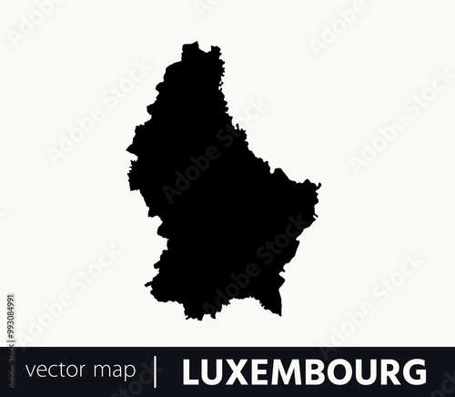 High Detailed Vector Map - Luxembourg