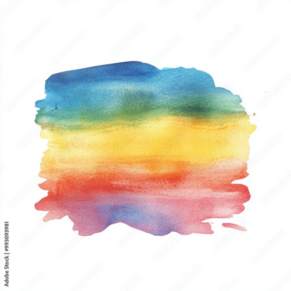 Obraz premium Rainbow Watercolor.