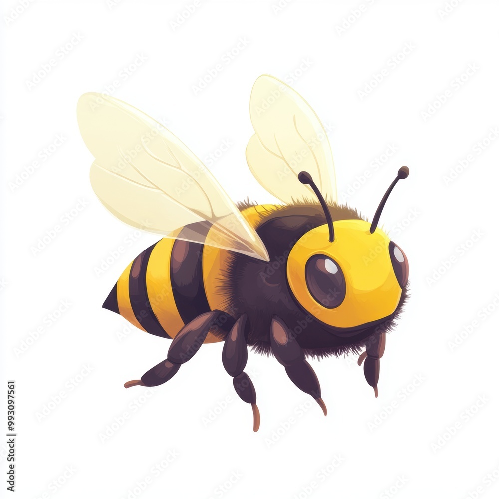 Cartoon Bee. Cartoon Bee.