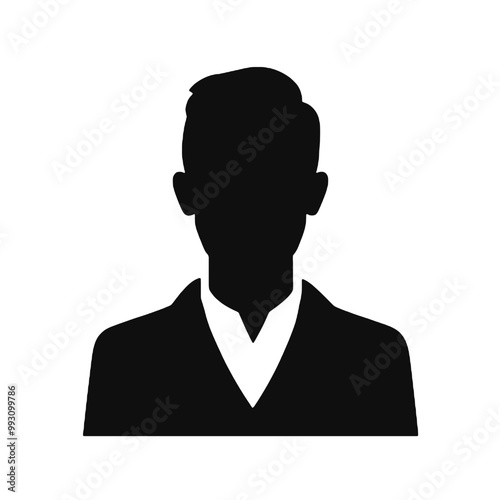 Male Teacher Silhouette Vector Illustration Transparent Background