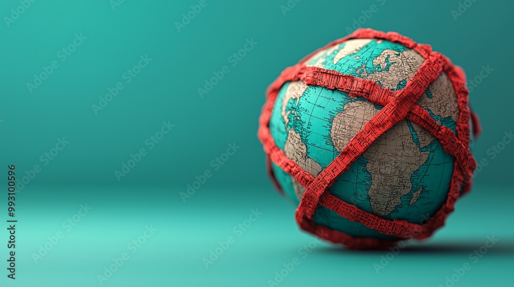 Fototapeta premium Global Restrictions.