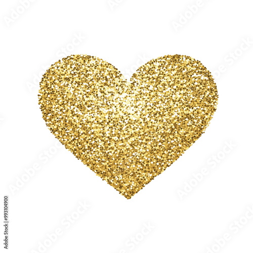 gold glitter heart PNG adds a touch of elegance and sparkle to any design. Perfect for romantic themes, celebrations, or creative projects, it embodies love and joy with its shimmering texture. photo