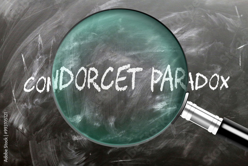 Fotografie Condorcet Paradox - learn, study and inspect it