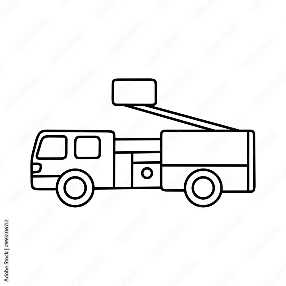 Fire truck vector illustration Fire truck vector illustration