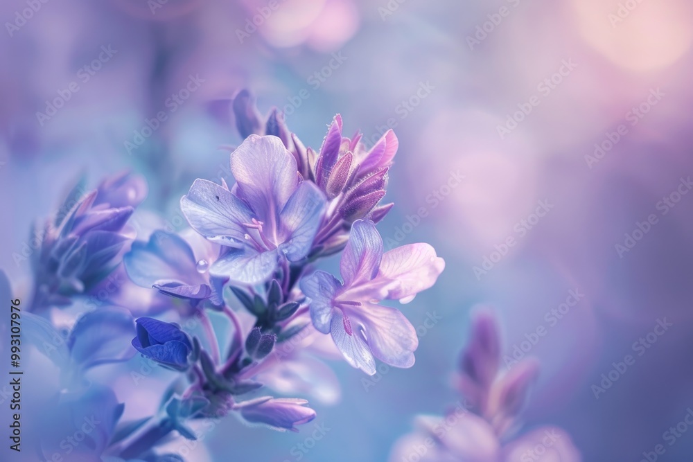 Close-up of Vibrant Pink and Purple Flower with Soft Bokeh Background Close-up of Vibrant Pink and Purple Flower with Soft Bokeh Background
