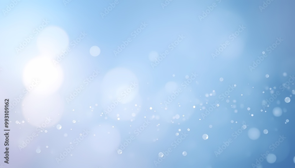 Light-Filled Cosmic Background with Floating Particles and Blue-White Gradients Light-Filled Cosmic Background with Floating Particles and Blue-White Gradients