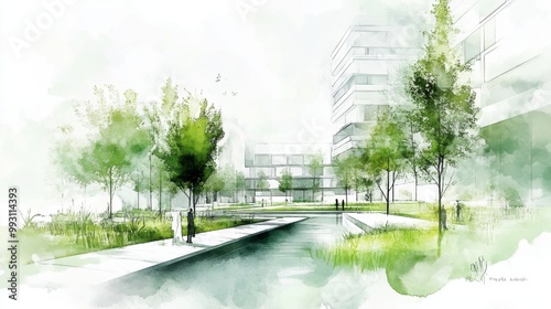 The project emphasizes environmental health in urban living. photo