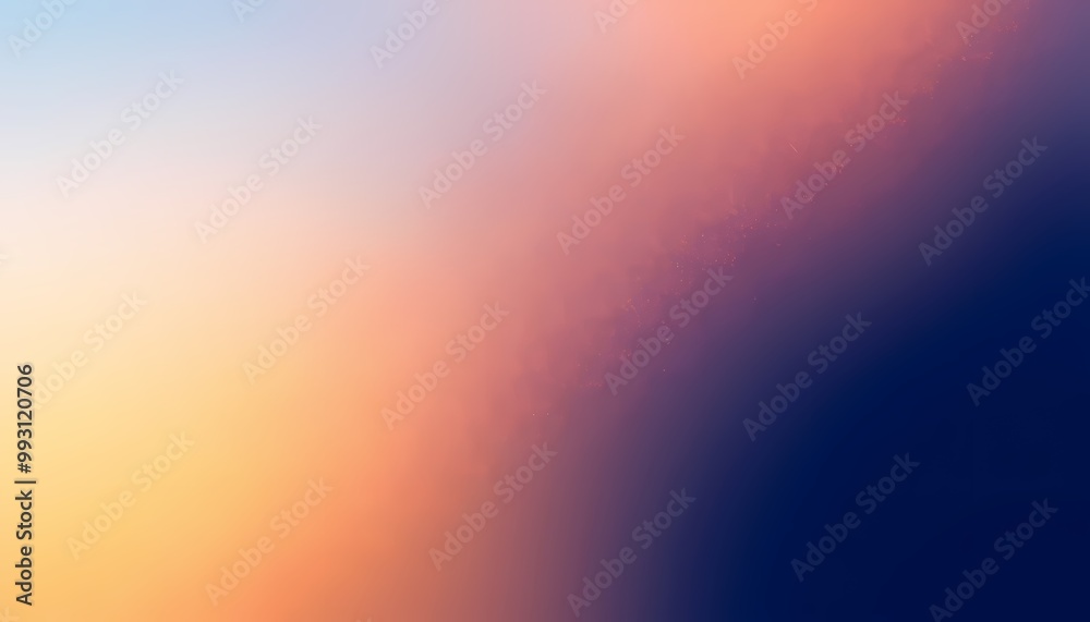 Abstract Blue to Gold Gradient with Shimmering Particles Adding Depth Abstract Blue to Gold Gradient with Shimmering Particles Adding Depth
