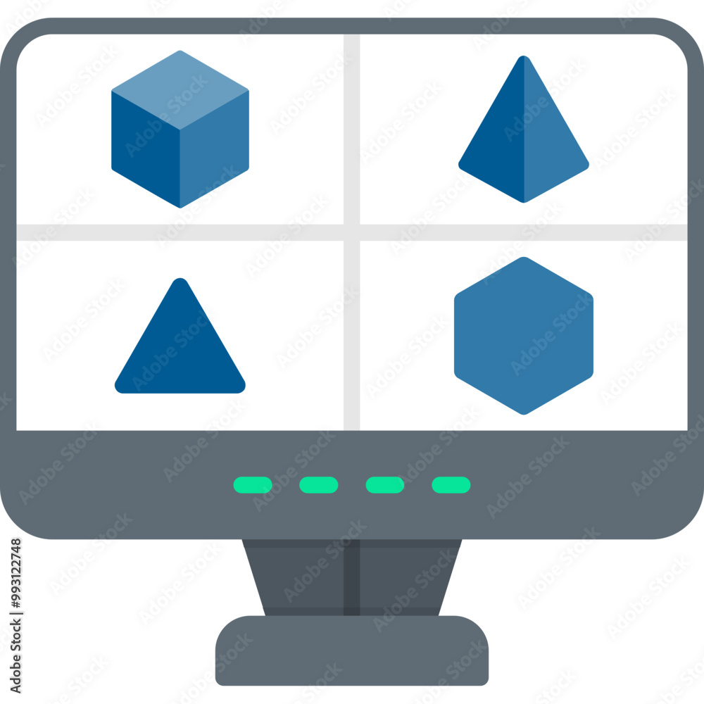 3D Printing Perspectives Icon 3D Printing Perspectives Icon
