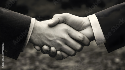 Mentor and Mentee Handshake in Educational Setting