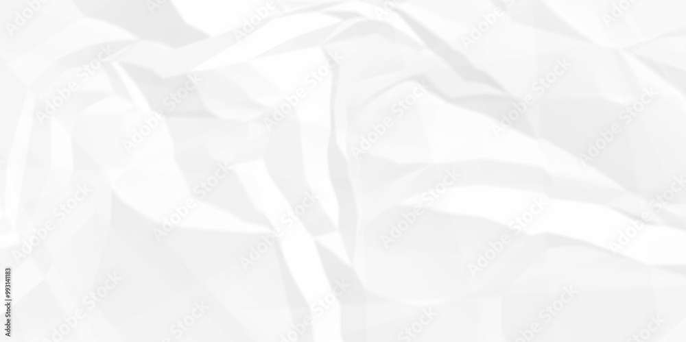Obraz premium White crumpled paper texture . White wrinkled paper texture. White paper texture . White crumpled and top view textures can be used for background of text or any contents .