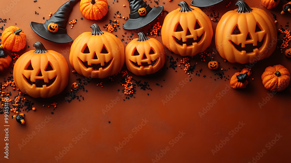 Background image for text Halloween Treats and Pumpkin Magic Background image for text Halloween Treats and Pumpkin Magic
