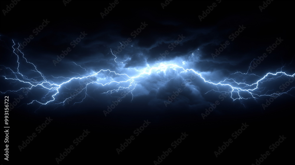 a scene full of lightning and electric rays isolated on a empty plain clean black background a scene full of lightning and electric rays isolated on a empty plain clean black background
