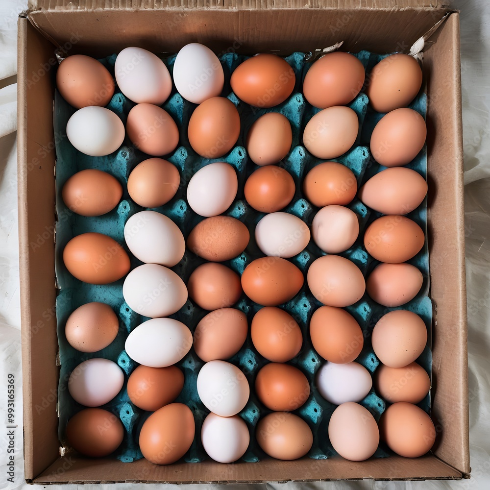 Box full of eggs Box full of eggs