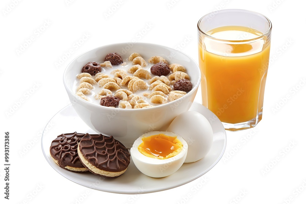 a home-made cereal breakfast a home-made cereal breakfast