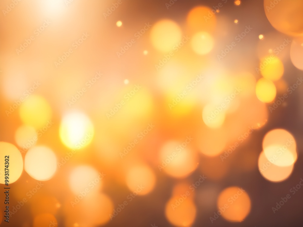 Blurred abstract golden bokeh light Smooth background Blurred abstract golden bokeh light Smooth background