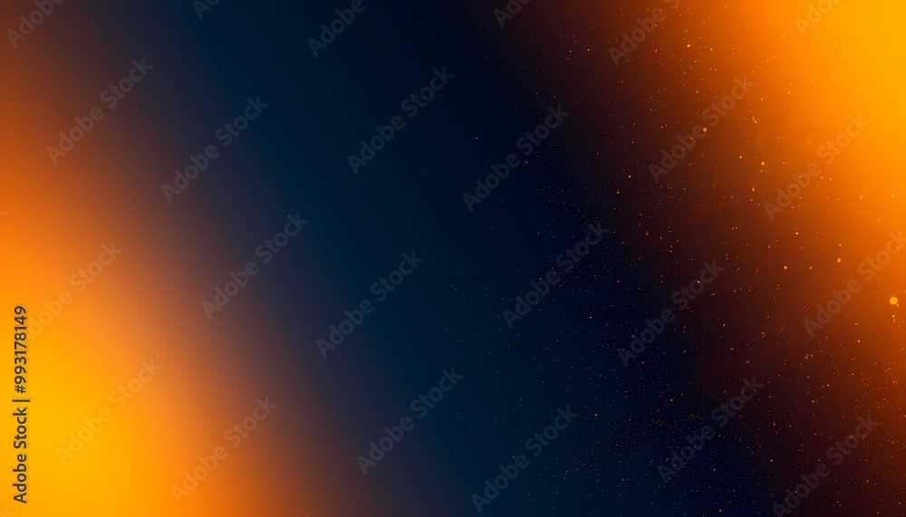 Blue to Gold Gradient with Shimmering Stardust Particles for Abstract Glow Blue to Gold Gradient with Shimmering Stardust Particles for Abstract Glow