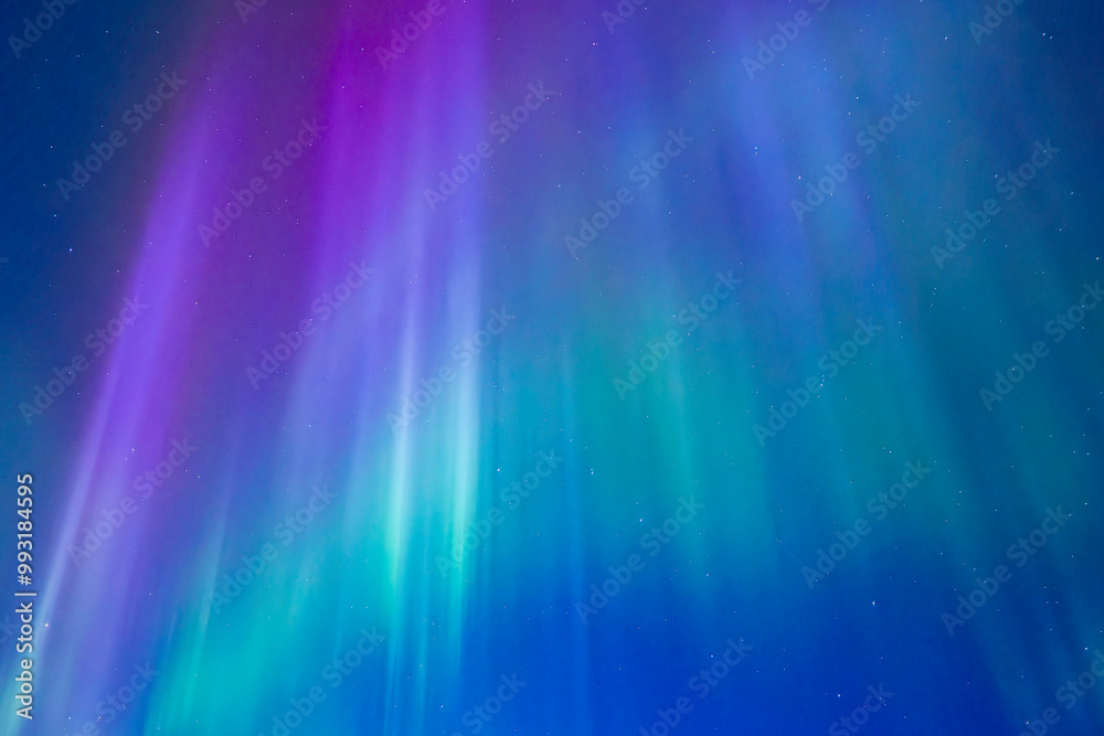 Northern lights dancing over dark specwe in the night. Scenic view of a space area landscape with northern lights in Sweden Northern lights dancing over dark specwe in the night. Scenic view of a space area landscape with northern lights in Sweden