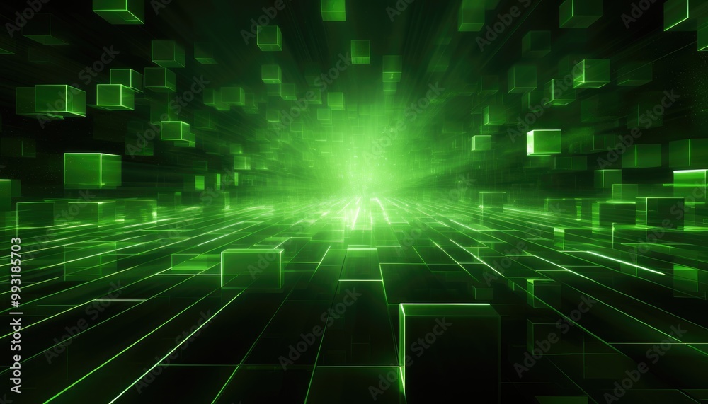 Exciting Green Presentation Background Exciting Green Presentation Background