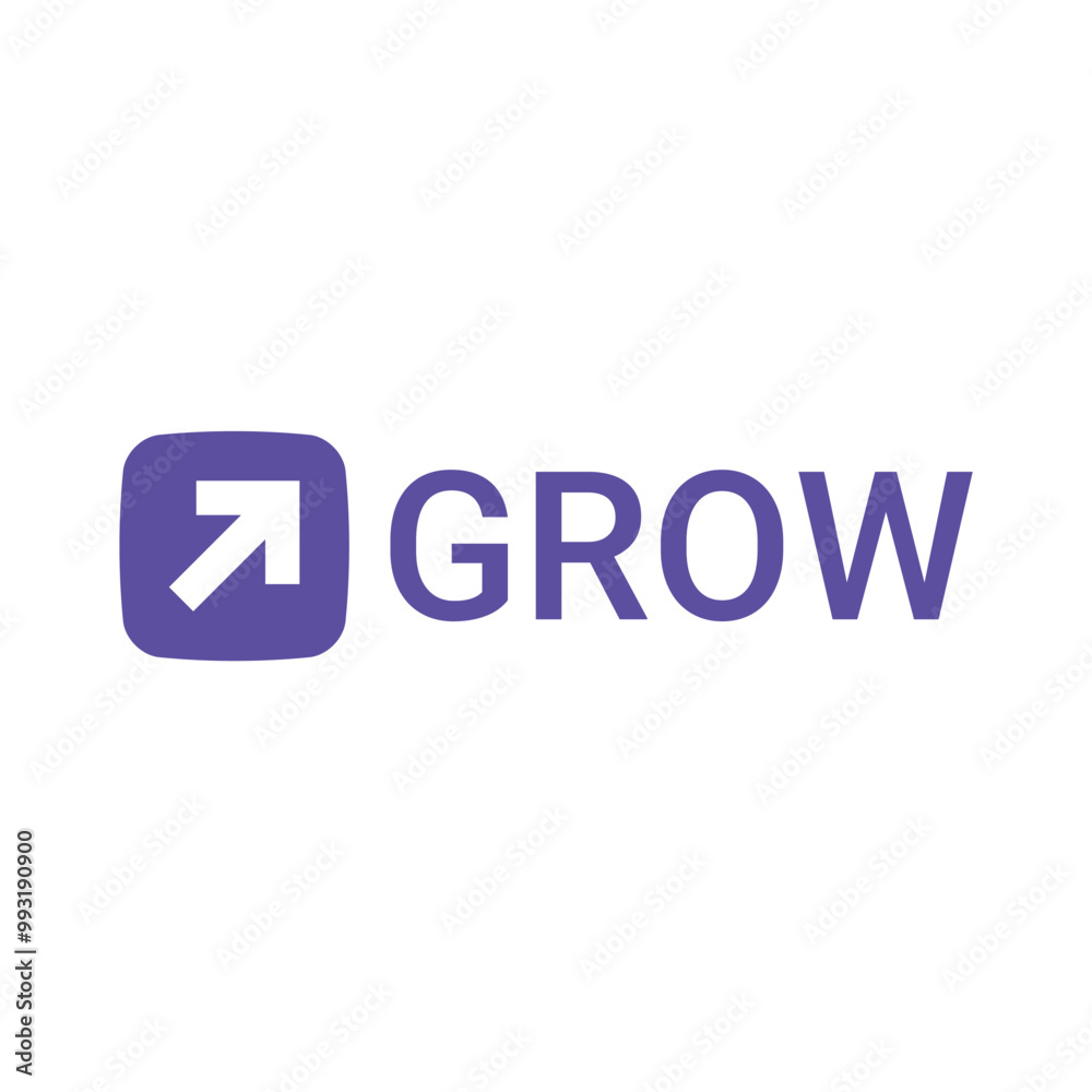 Letter G initial creative design with arrow shape growth business abstract logo